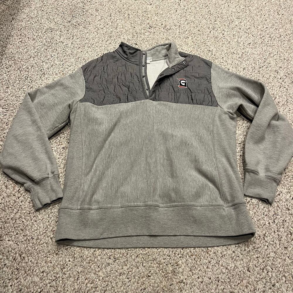 Champion Reverse Weave Grace College Quarter Snap Pullover XL Athletic Casual
